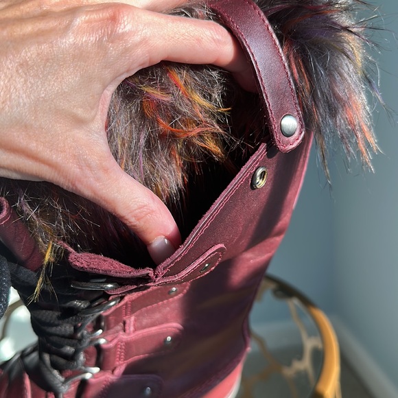 SOREL Joan of Arctic Boots Leather 8.5 Winter Excellent condition - Picture 16 of 16